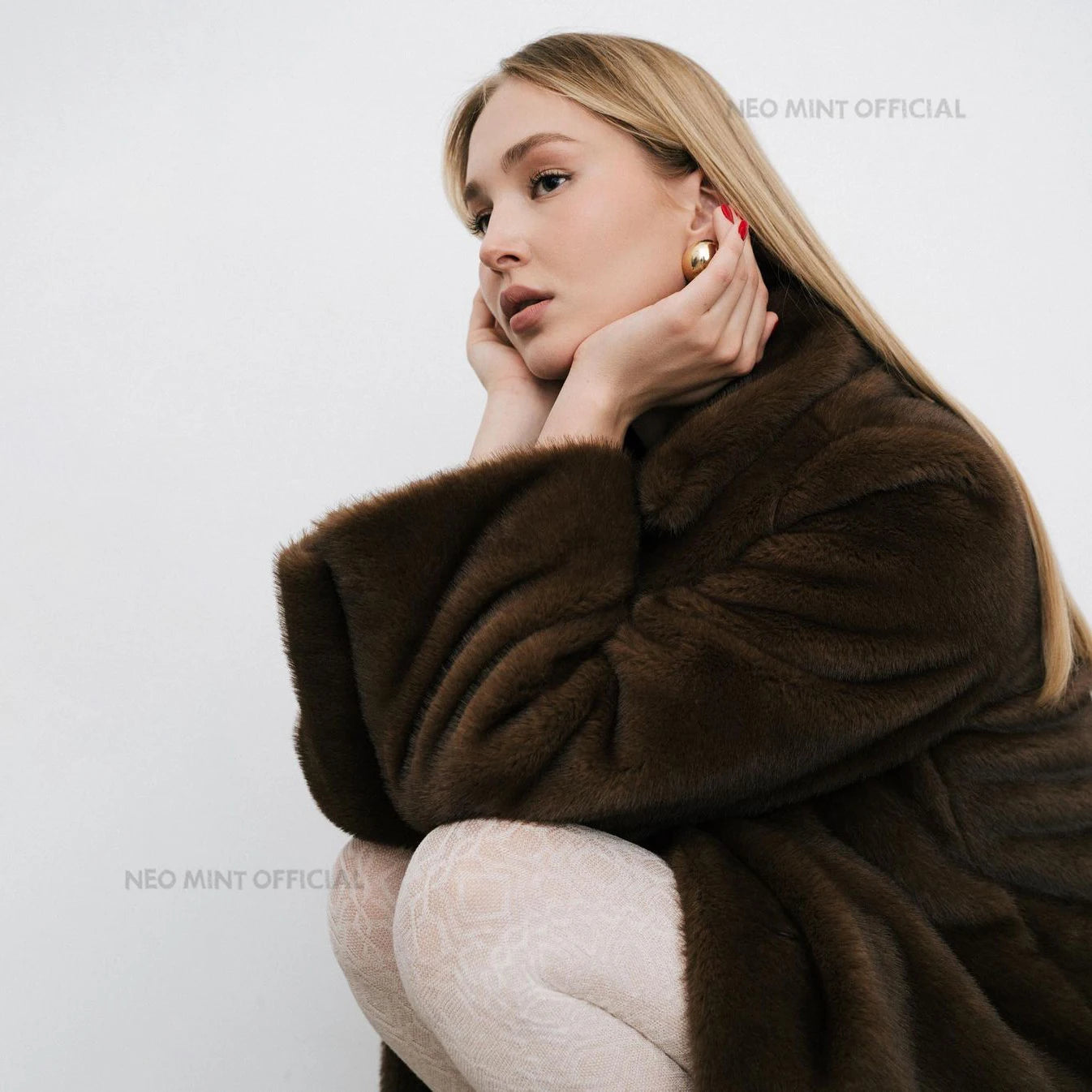 CG Rouge bontjas Vintage Bruin