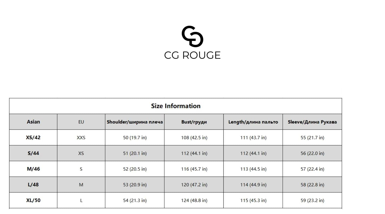 CG Rouge bontjas dames